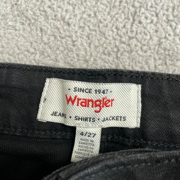 NWOT Wrangler Boot cut Jeans Women's Size 4/27 Black - Picture 6 of 8